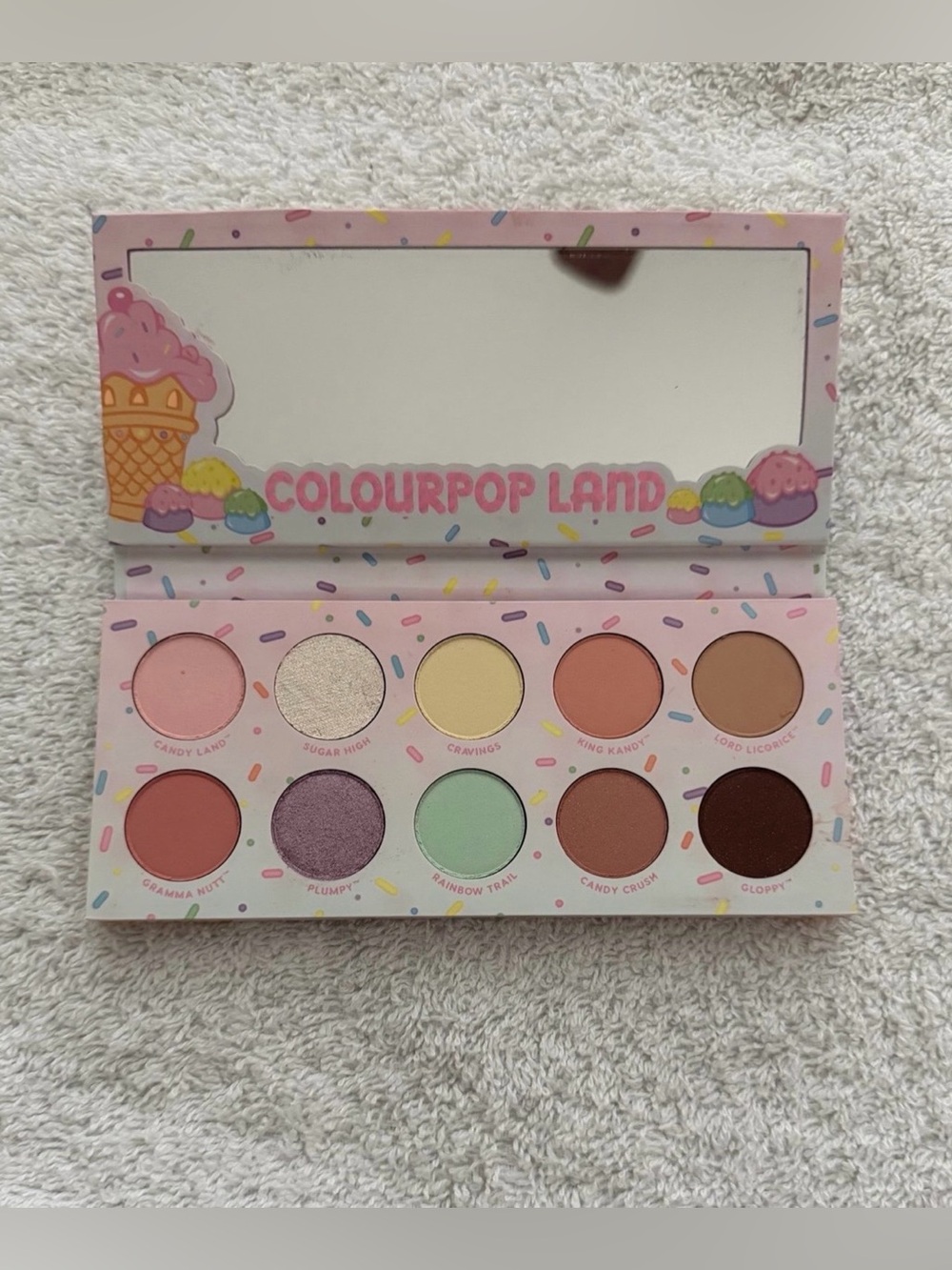 Colourpop Candy Sky’s palette BNIB. Sweet Pastel and Neutral toned color way.